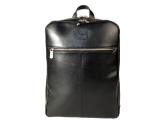 Exactive leather Backpack for Laptop blk