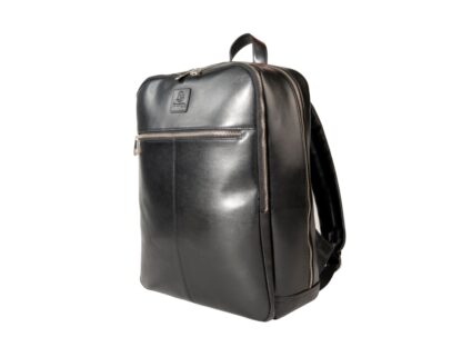 Exactive leather Backpack for Laptop blk - Image 4