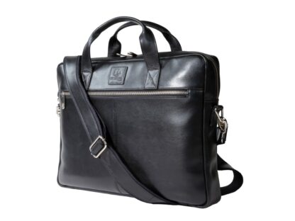 Exactive leather Laptop Bag black - Image 3