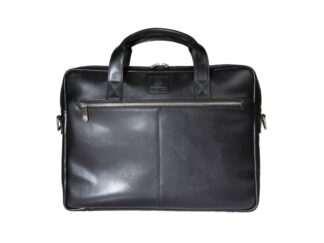 Exactive leather Laptop Bag black