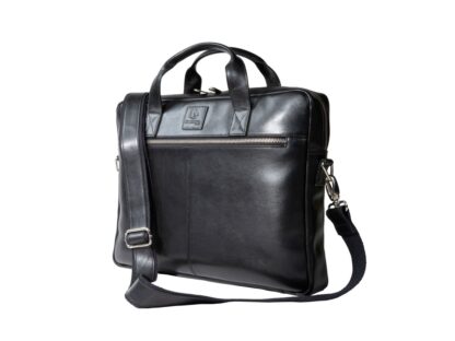 Exactive leather Laptop Bag black - Image 4