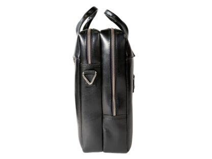Exactive leather Laptop Double Bag black - Image 5