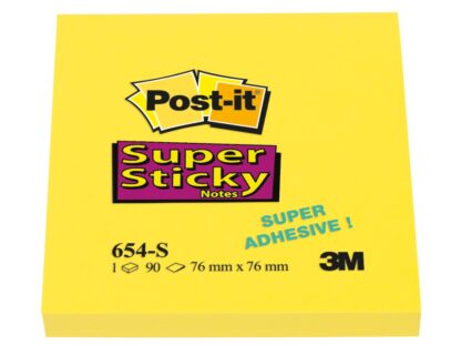 Super sticky notes Post-it 76x76mm 90 sheets 3M