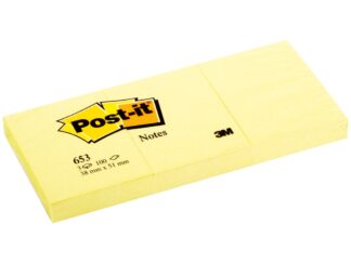 Sticky notes Post-it 51x38mm 3/set 300 sheets Canary Yellow 3M