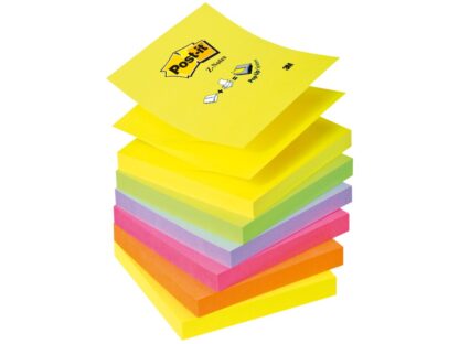 Sticky notes Z-Notes neon Post-it 76 x 76mm, 6x100 sheets, 3M