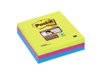 Conference super sticky notes Post-it 101x101mm, 3x70 sheets , ruled 3M