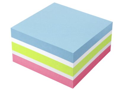 Sticky cube multicolor  75 x 75mm, 400 sheets Info Notes