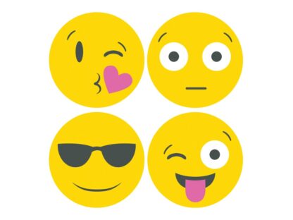 Adhesive notes 70x70mm, Smiles, 2x30 files / pc. Post-it 3M - Image 2