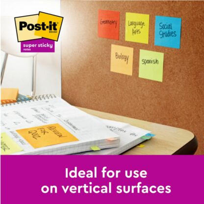 Post-it Super Sticky notes, 76x76mm, 90 sheets,  5-pack