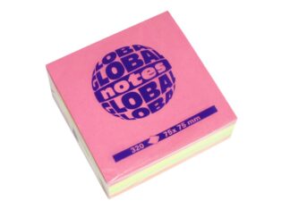 Brilliant Mix Cube,320 sheets per cube, 75x75mm, Global Notes