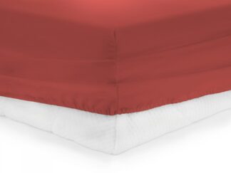 Bed sheet with elastic 140X200 CM - RED