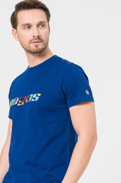 Men's Royal Blue-M Multicolor Logo T-Shirt - Image 5