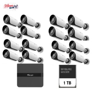 KIT16 MILESIGHT BULLET 2MP NVR 16 CHANNELS