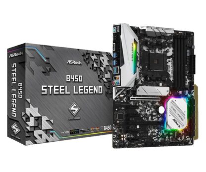MB ASROCK AMD B450 STEEL LEGEND - Image 2