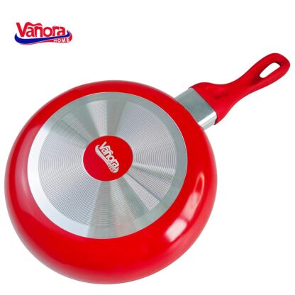 ALUMINUM FRYING PLATE 24x4 CM, LARGE RED - Image 2