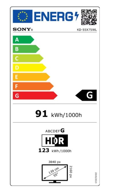 LED TV 4K 55''(139cm) SONY 55X75WL - Image 4