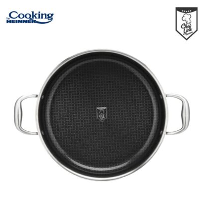 STAINLESS STEEL PAN+LID 30x7.8 CM4.8L TITANIUM3 - Image 3