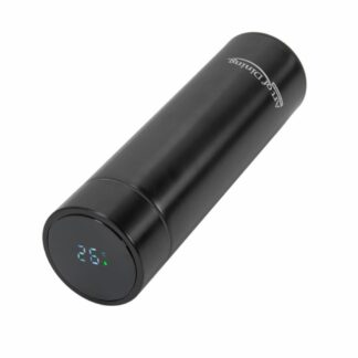 Art of Dining, Thermos stainless steel 450 Ml with led indicator for temperature, Black