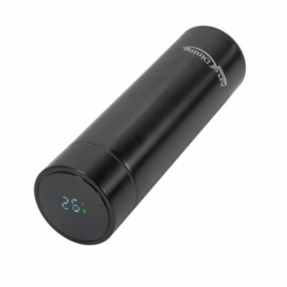 Art of Dining, Thermos stainless steel 450 Ml with led indicator for temperature, Black