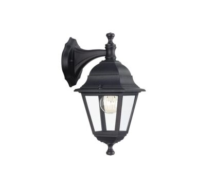 LIMA wall lantern black 1x60W 230V