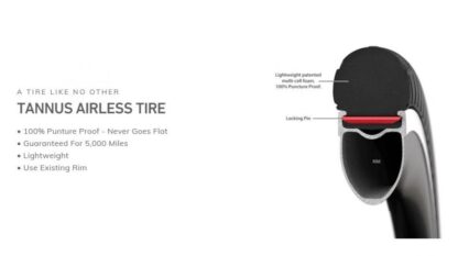 TANNUS AIRLESS NEW SLICK TIRE 700X23 - Image 9