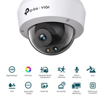 TP-LINK VIGI 3MP DOME NTW CAMERA 2.8MM - Image 2