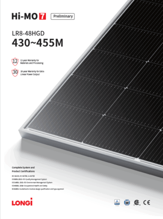 Panel S Hi-MO 7 LR8-48HGD 445M-bifacial