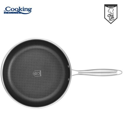 STAINLESS STEEL PAN 3 LAYERS 30X6CM, TITANIUM3 - Image 2