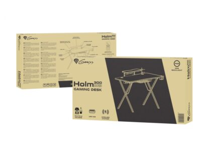 Gaming desk Genesis Holm 300 60 kg black - Image 6
