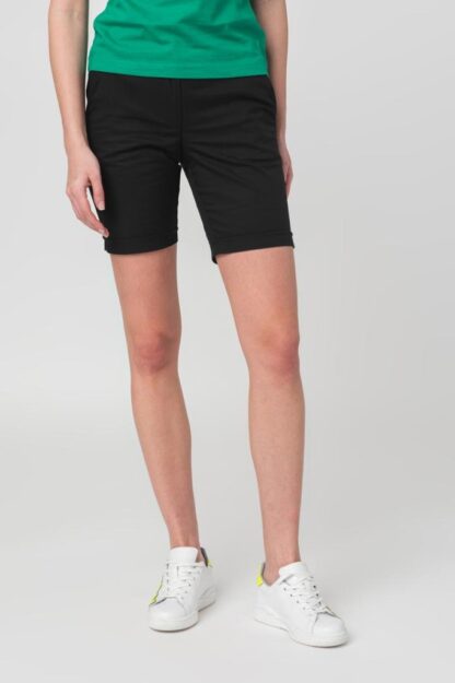 Women's Casual Shorts Black L - Image 4