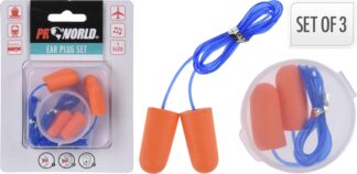 Set of 3 pairs of ear plugs