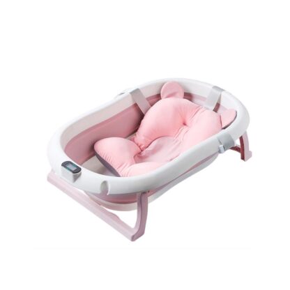 Bathtub with built-in thermometer, pink