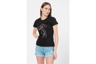 WOMEN'S CASUAL TSHIRT WITH... BLACK-M