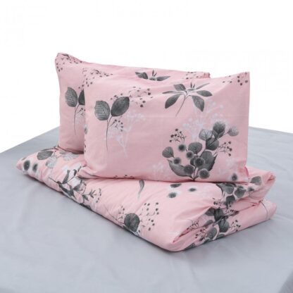 Double Linen BBC 4 pieces, 132TC - Rose - Image 4