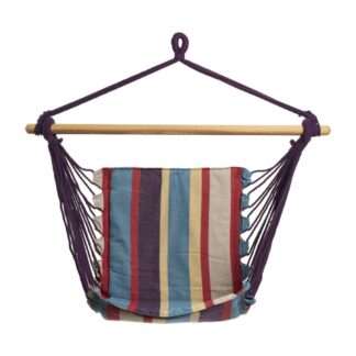 HR Suspended hammock Red & Blue STRIPE 100X55