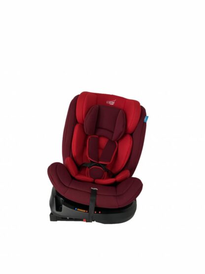 Isofix swivel car seat, 0-36kg, red