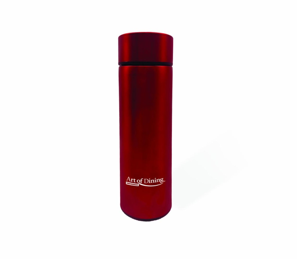 Art of Dining, Thermos stainless steel 450 Ml with led indicator for temperature, Red - Image 3