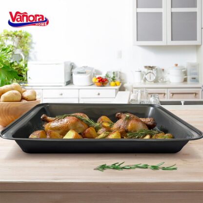 TEFLON OVEN TRAY 42X29X5 CM, EASY BAKE - Image 3