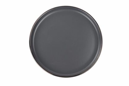 Set of 6 flat plates, ceramic 27 cm, CALYPSO - Image 2