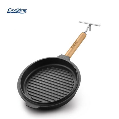 PURE CAST IRON POT+HEAD DIA 25 CM, 4L, NATURAL - Image 5