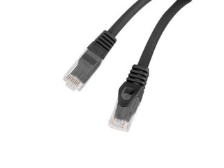 Patch cord Cat.6 UTP LSZH Cu 5 m negru