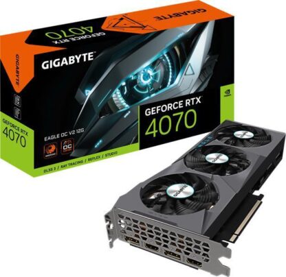 Video Card Gigabyte GeForce RTX 4070 EAGLE OC V2 12G