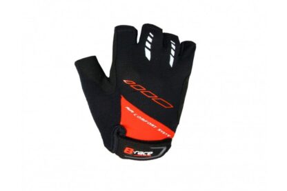 B-RACE GLOVES WITH BLACK/RED GEL, S