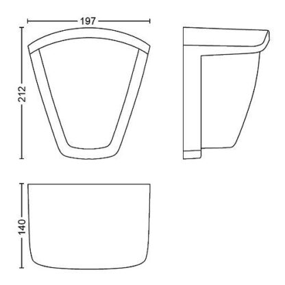 Kiskadee wall lantern anthracite 1x42W - Image 3