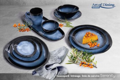 SET OF 6 OVAL CERAMIC BOWL 20 CM, SERENITY - Image 4
