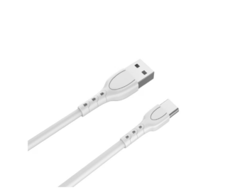 Cablu Fast-Charge Lemontti 0.5m, alb
