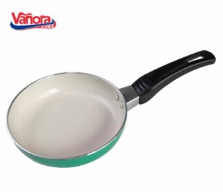 MINI ALUMINUM FRYING PLATE GREEN, 12x3 CM