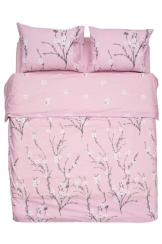KS BBC  BED LINEN 4 PIECES, 132TC PINK CHER