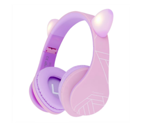 PowerLocus Casti copii KidsCat Purple/Pk