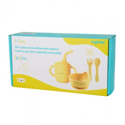 4-piece silicone set, yellow - Image 4